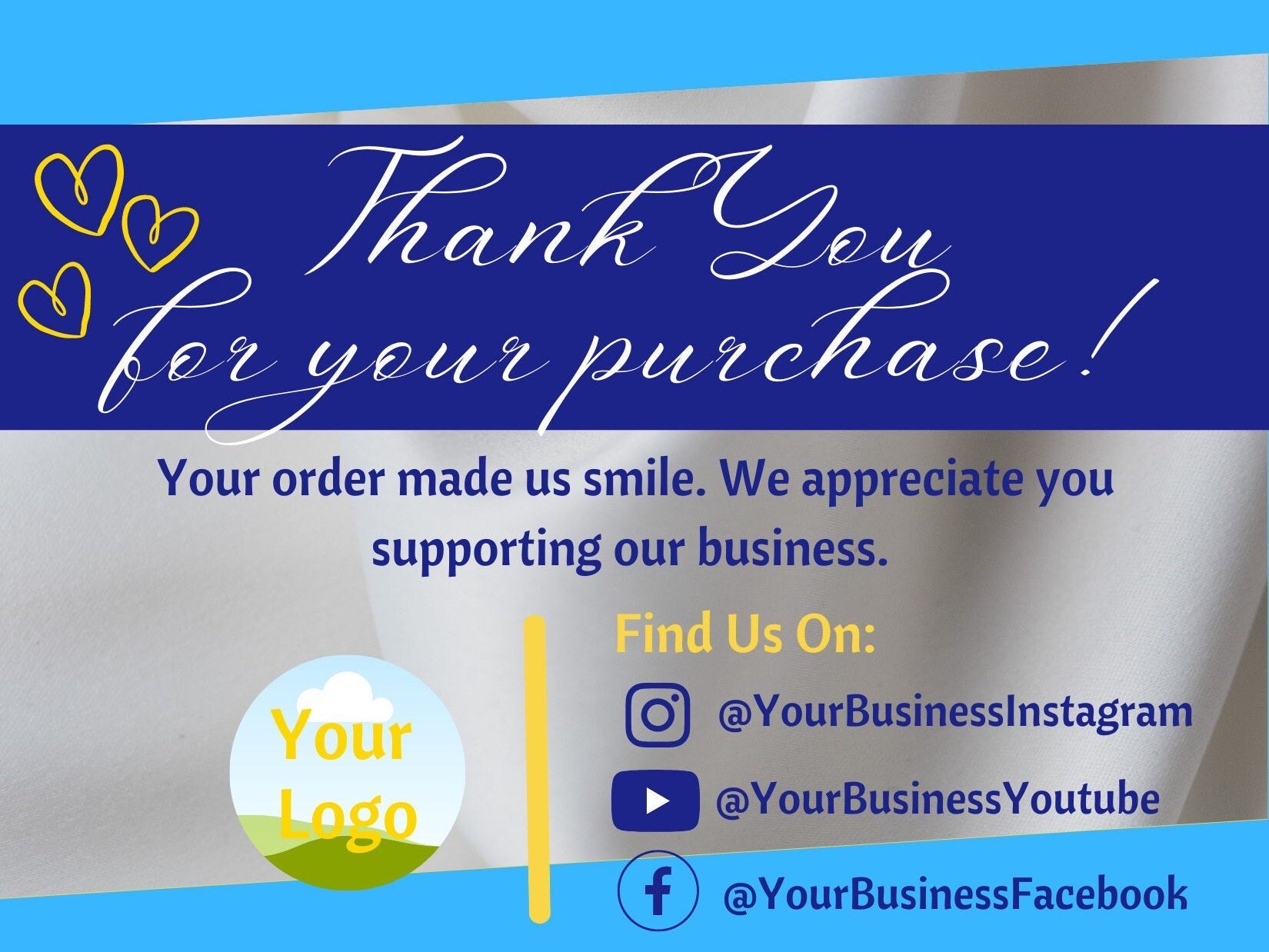 Thank You Card Templates